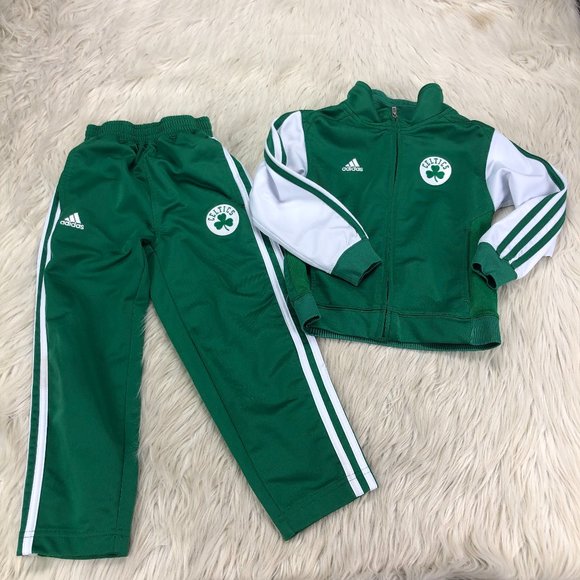 adidas Other - Adidas Toddler Boston Celtics Track Suit